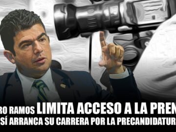 Álvaro Ramos limita acceso a la prensa  Así arranca su carrera por la precandidatura  #politica