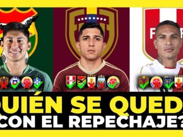 Análisis Quién va al Repechaje del Mundial 2026 🇧🇴🇻🇪🇵🇪🏆