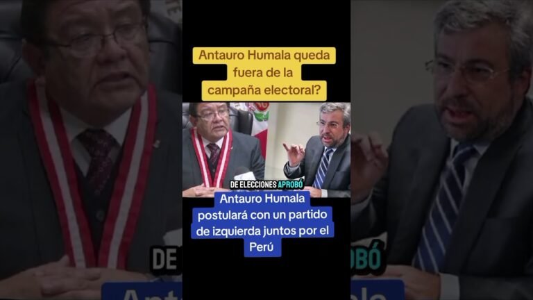 Antauro HUMALA queda fuera de la campaña electoral 2026 #politicaperuana #elecciones2026
