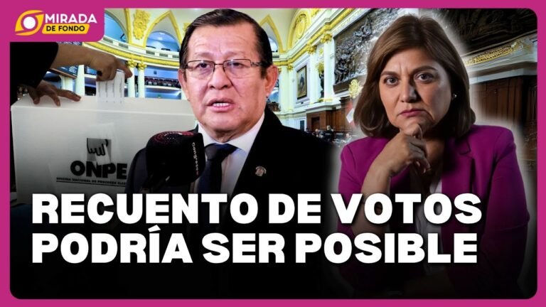 CONGRESO aprueba DICTAMEN que permite el RECUENTO DE VOTOS | Mirada de Fondo