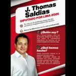 Campaña como Candidato a Diputado por Lima para J.Thomas Saldias