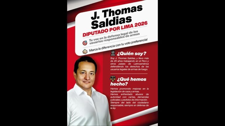 Campaña como Candidato a Diputado por Lima para J.Thomas Saldias