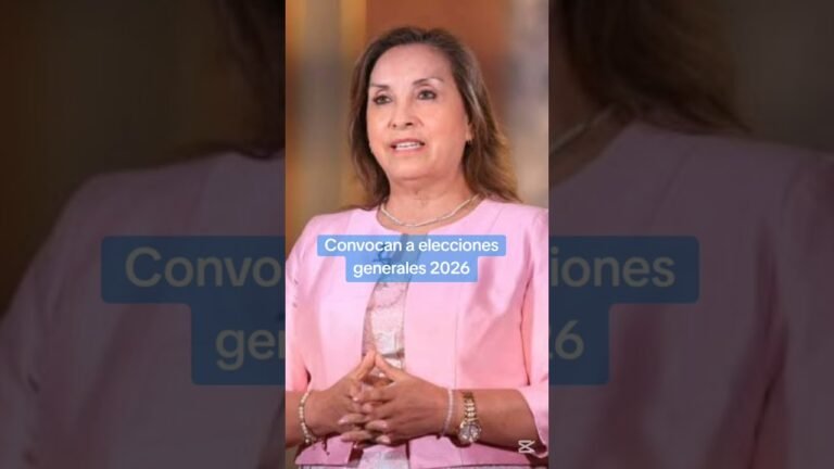 Convocan a Elecciones Generales 2026