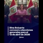 🇵🇪 DINA BOLUARTE CONVOCÓ A ELECCIONES