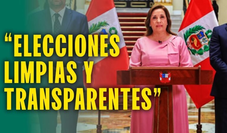 Dina Boluarte convoca a elecciones para  12 de abril de 2026: «Nuestro firme compromiso democrático»