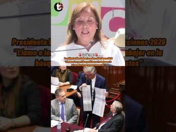 Dina Boluarte lanza mensaje rumbo al 2026 🗳️ #shorts #noticiasperu #trome