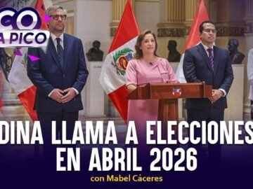 Dina llama a elecciones en abril 2026 | Pico a Pico con Mabel Cáceres