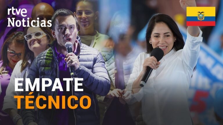 ELECCIONES ECUADOR: DANIEL NOBOA Y LUISA GONZÁLEZ se verán en LA SEGUNDA VUELTA por la PRESIDENCIA