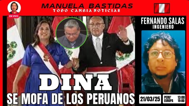 🔴#ENVIVO DINA SE DESESPERA Y CONVOCA A ELECCIONES 2026|"PERFIL" DEL NUEVO MINISTRO JULIO DIAZ