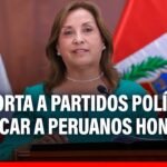 🔴🔵 Elecciones 2026: Boluarte exhorta a partidos políticos a buscar a peruanos honestos y con valores