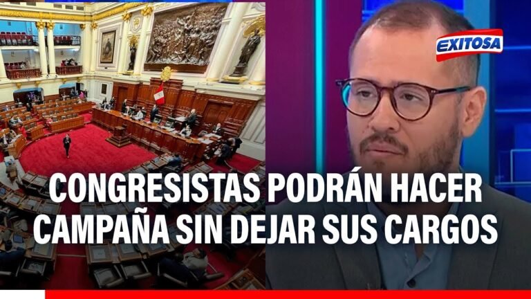 🔴🔵 Elecciones 2026: Congresistas podrán hacer campaña sin dejar sus cargos en el Parlamento