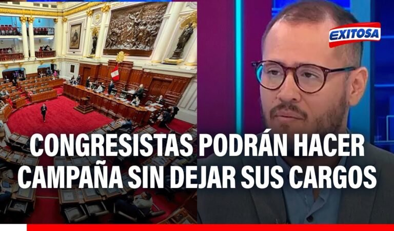 🔴🔵 Elecciones 2026: Congresistas podrán hacer campaña sin dejar sus cargos en el Parlamento