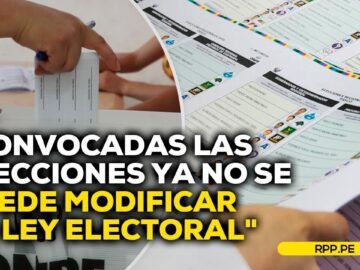 Elecciones 2026: Congreso ya no podría modificar la normativa electoral #ROTATIVARPP | ENTREVISTA