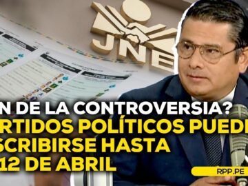 Elecciones: partidos políticos podrán inscribirse hasta el 12 de abril de 2025  #ADNRPP | ENTREVISTA