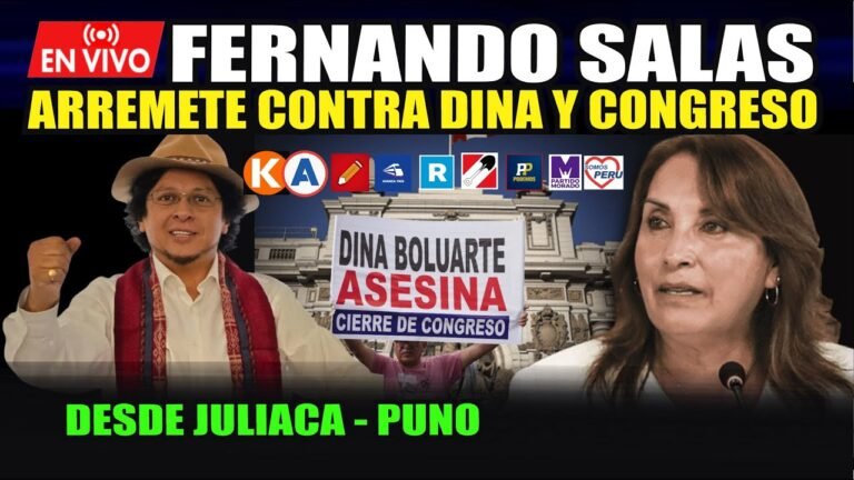 FERNANDO SALAS🚨 ARREMETE CONTRA EL CONGRESO Y DINA BOLUARTE