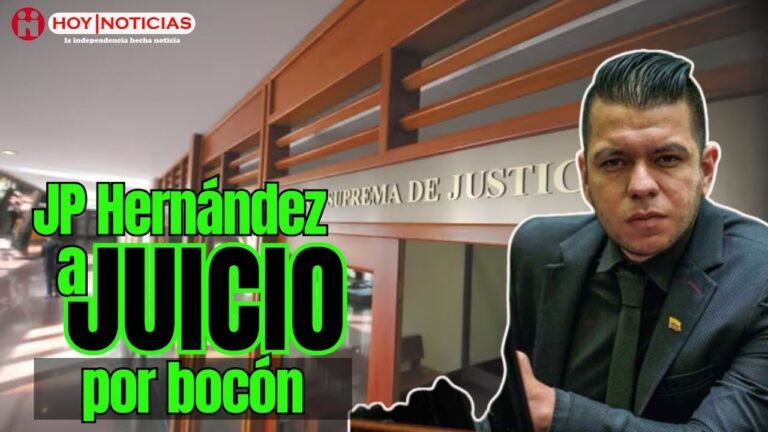 #HOYNOticiasAbr3 Peligra curul de JP Hernández, no alcanzará elecciones del 2026