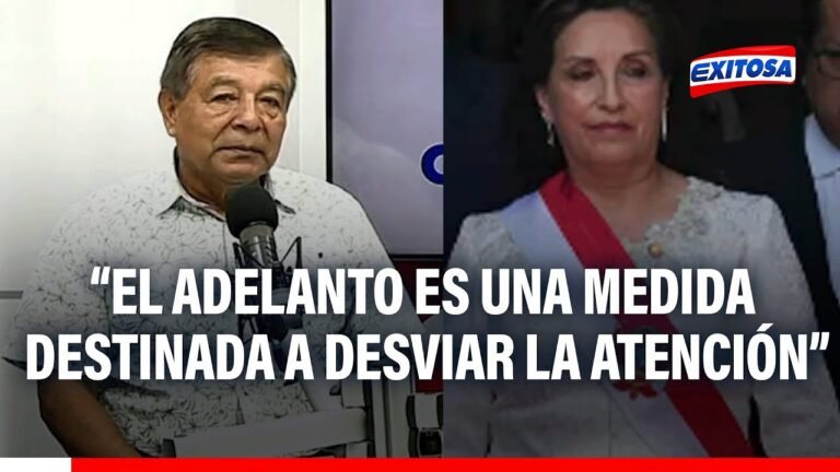 🔴🔵 Heredia: Boluarte adelantó el llamado a elecciones para desviar la atención de la inseguridad