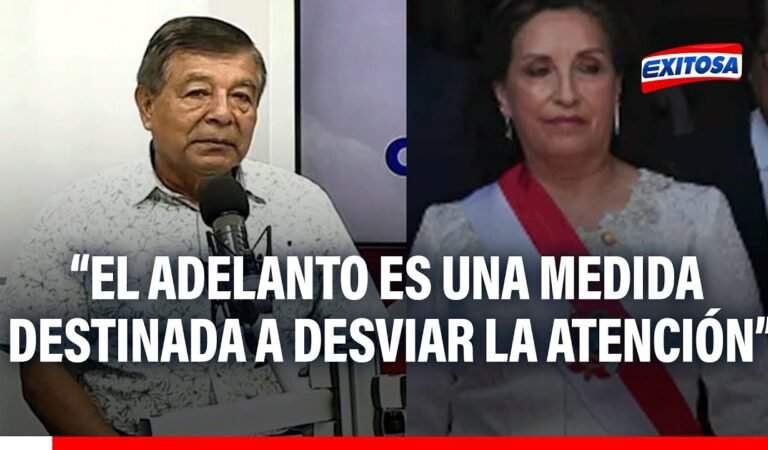 🔴🔵 Heredia: Boluarte adelantó el llamado a elecciones para desviar la atención de la inseguridad