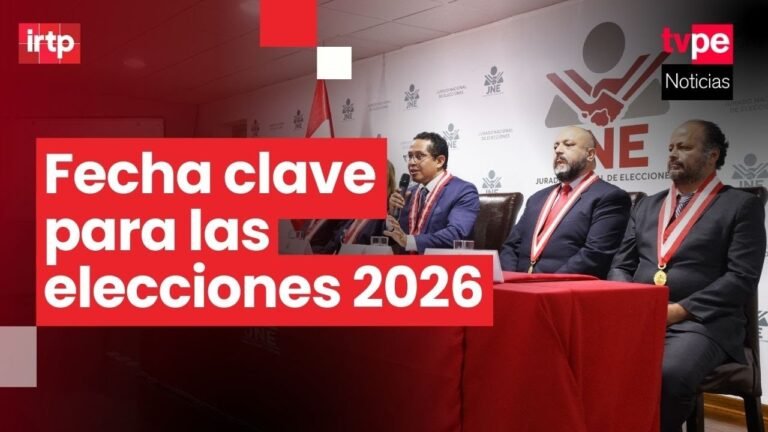 JNE aclara fechas y requisitos para las Elecciones Generales 2026