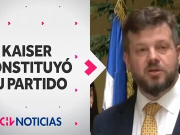 Johannes Kaiser logró constitutir su partido: Partido Nacional Libertario - CHV Noticias