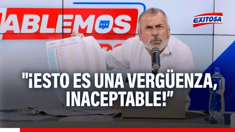 🔴🔵Lúcar a los partidos inscritos: "¿Qué los diferencia? El apetito de llegar a la Presidencia"