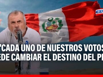 🔴🔵 Lúcar sobre elecciones 2026: "Cada uno de nuestros votos puede cambiar el destino del Perú"