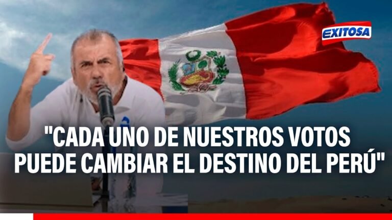 🔴🔵 Lúcar sobre elecciones 2026: "Cada uno de nuestros votos puede cambiar el destino del Perú"