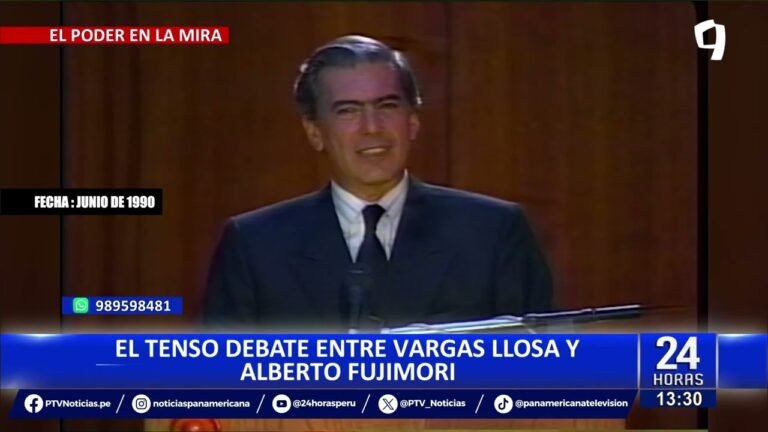 Mario Vargas Llosa: de escritor a candidato presidencial