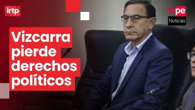 Martín Vizcarra inhabilitado tras la resolución del Congreso
