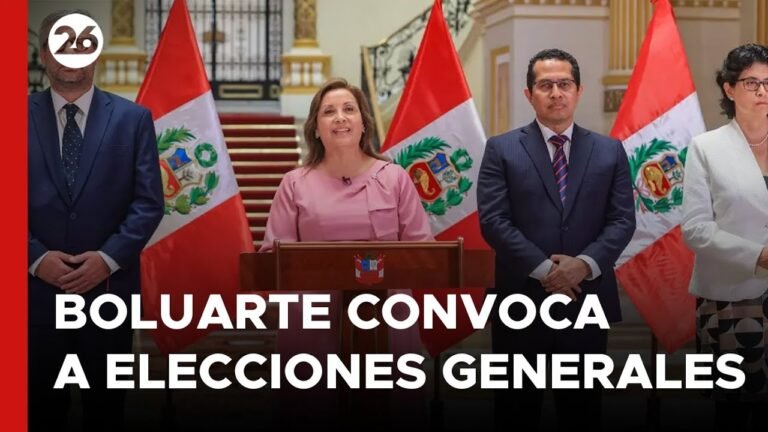 PERÚ | Boluarte convoca a ELECCIONES GENERALES para abril de 2026 | El análisis de Jorge Castro