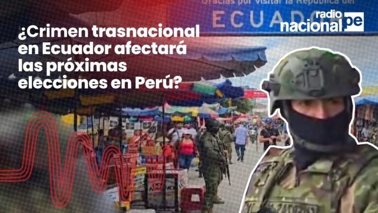 Presidente del Parlamento Andino explica peso del crimen transnacional en elecciones de Ecuador 2025