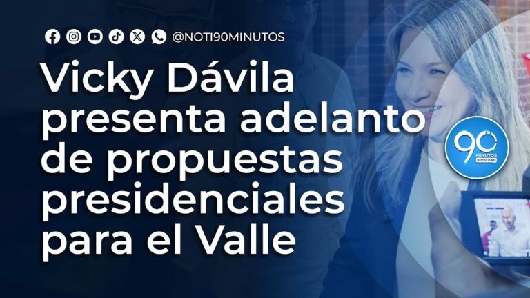 Vicky Dávila presenta un adelanto de lo que serán sus propuestas para las elecciones del 2026