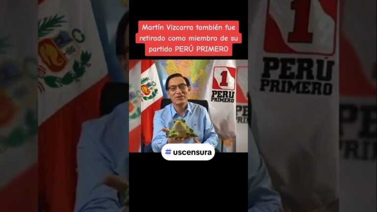 Vizcarra no podrá ser candidato Elecciones 2026. JNE también confirmó su exclusión de Perú Primero.