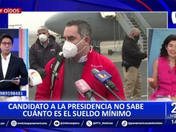 ¡El colmo!: Rafael Belaúnde, candidato a la presidencia, no sabe cuánto es el sueldo mínimo