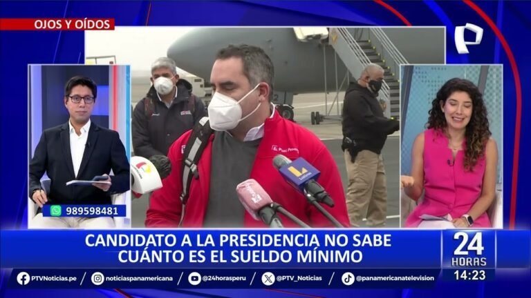 ¡El colmo!: Rafael Belaúnde, candidato a la presidencia, no sabe cuánto es el sueldo mínimo