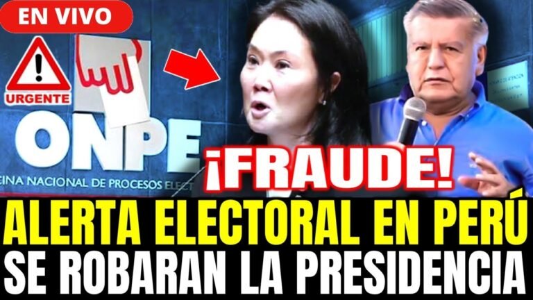 🔴 ¡FRAUDE ELECTORAL 2026! ONPE ADVIERTE ALGO TERRIBLE PARA LAS PROXIMAS ELECCIONES GENERALES