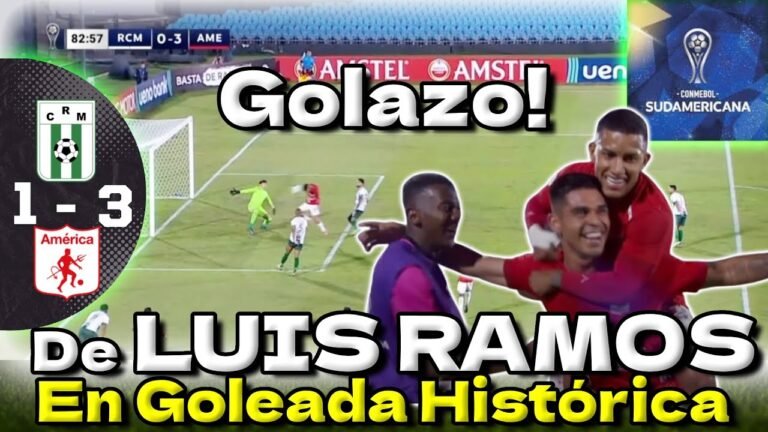 🔥 ¡GOLAZO de Luis Ramos en la GOLEADA de América de Cali vs Racing! ⚽ | Copa Sudamericana