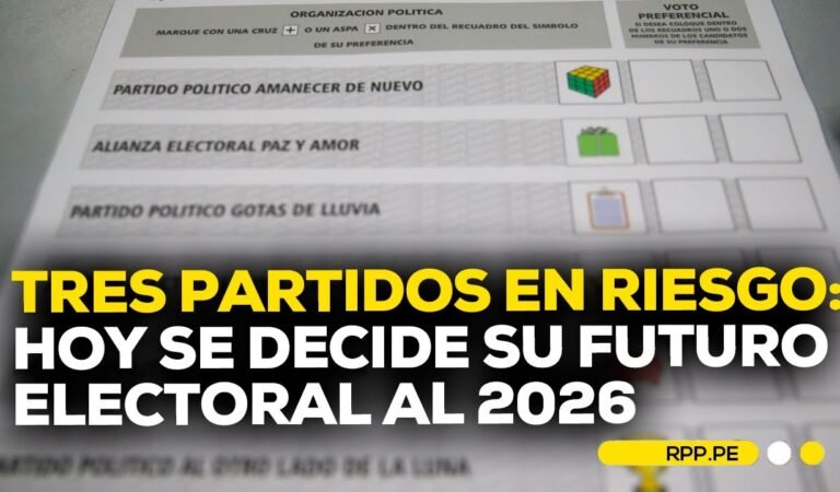 ¿Qué partidos podrían quedar fuera de las elecciones 2026? #ADNRPP | ENTREVISTA