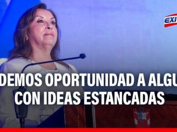 🔴🔵Boluarte sobre elecciones: "No demos la oportunidad a alguien con ideas estancadas en los años 40"