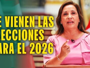 Dina Boluarte convoca a elecciones generales para el 2026