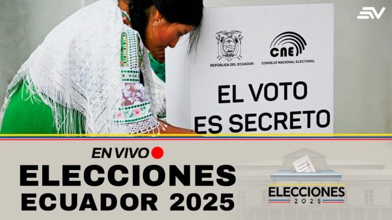 #ENVIVO🔴 Elecciones Ecuador 2025: Segunda Vuelta 🗳️ | Jornada Electoral Completa | Ecuavisa