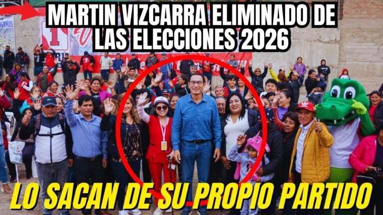 MARTIN VIZCARRA SE QUEDA SIN PARTIDO lo quieren FUERA del 2026