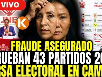 PARTIDOS K4K4S EN CAMINO💥"DINA Y KEIKO LIDERAN" JNE APRUEBA 43 PARTIDOS PARA ELECCIONES 2026