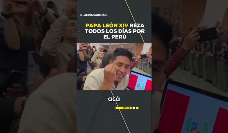 Papa León XIV envía su bendición a todo el Perú #SHORTRPP Papa León XIV envía su bendición a todo el Perú #SHORTRPP