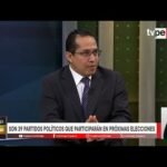 Presidente del JNE, Roberto Burneo Bermejo, en entrevista con Tv Perú