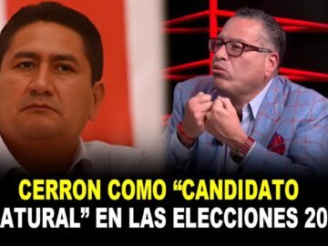 ¡Imposible! Cerrón pretende llegar a la presidencia en las elecciones 2026