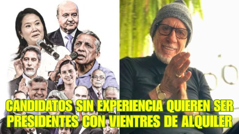 ¡RICARDO BELMONT EXPLOTA CONTRA CANDIDATOS SIN EXPERIENCIA! ¡NUNCA FUERON ALCALDES NI CONGRESISTAS!