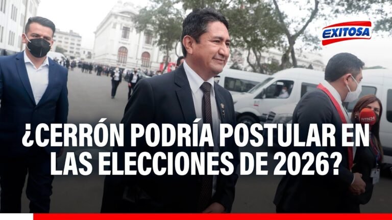 🔴🔵¿Vladimir Cerrón podría postular en las elecciones de 2026?, exministro responde