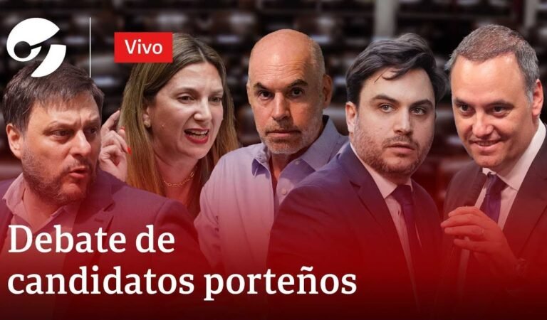 EN VIVO: EL DEBATE DE LOS CANDIDATOS A LEGISLADORES DE CABA
