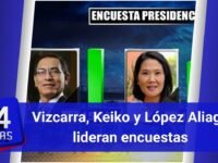 Martín Vizcarra, Keiko Fujimori y Rafael López Aliaga lideran intención de voto, según encuesta CPI